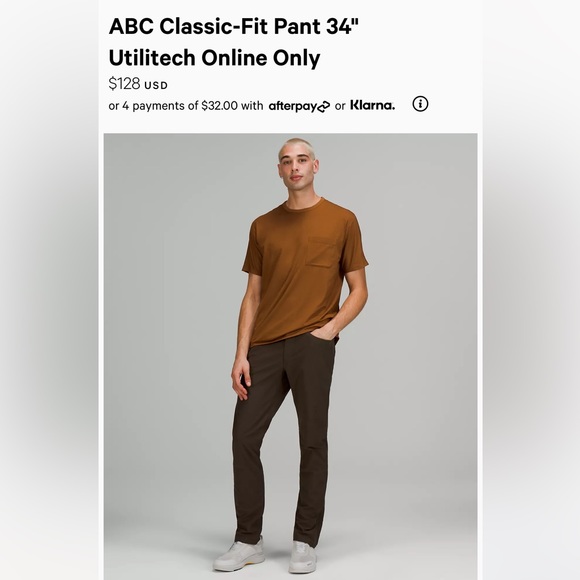 LULULEMON ABC PANT CLASSIC - Picture 3 of 3